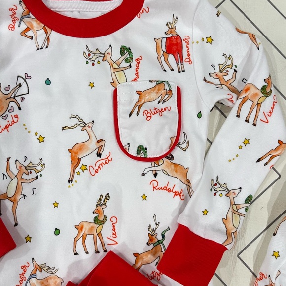 Nola Tawk Reindeer Christmas Pajama Set - Picture 4 of 14
